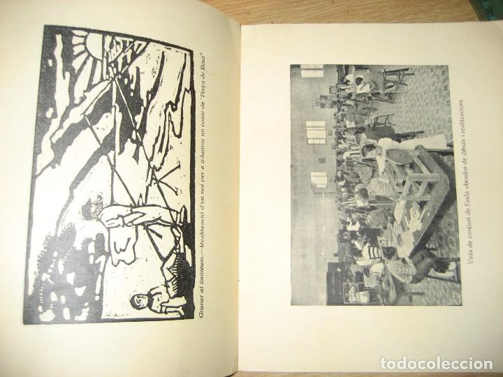 Libros antiguos: grup escolar carrer casp patronat barcelona exp dibuix . antigua revista escuela 1934 republica - Foto 6 - 221564450