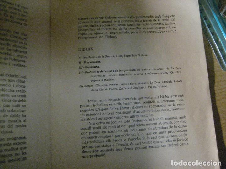 Libros antiguos: grup escolar carrer casp patronat barcelona exp dibuix . antigua revista escuela 1934 republica - Foto 7 - 221564450