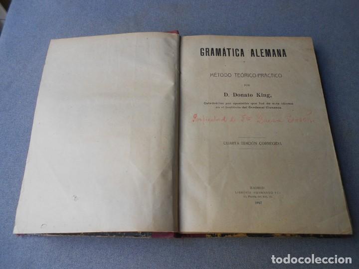 Libros antiguos: GRAMATICA ALEMANA - Foto 2