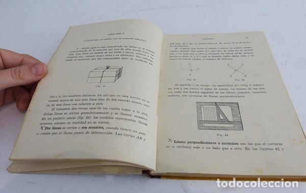 Libros antiguos: Libro Geometr&iacute;a elemental - Foto 3