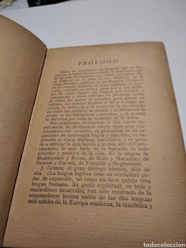 Libros antiguos: Libro estudio del idioma ingl&eacute;s 1926 - Foto 4