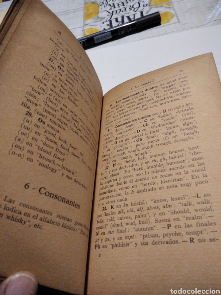 Libros antiguos: Libro estudio del idioma ingl&eacute;s 1926 - Foto 5