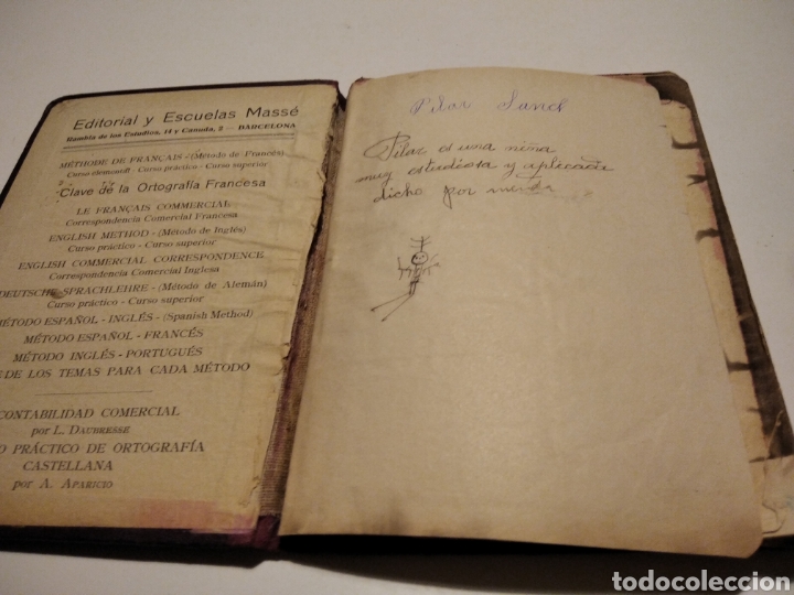Libros antiguos: M&eacute;todo de franc&eacute;s, 1923 - Foto 2