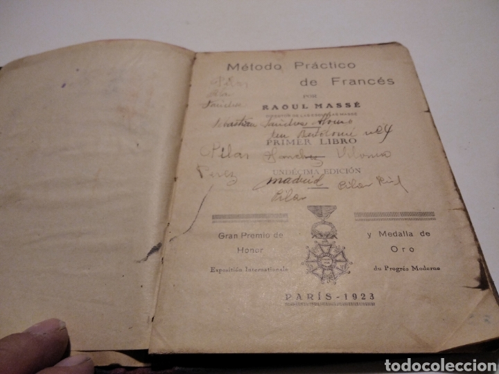 Libros antiguos: M&eacute;todo de franc&eacute;s, 1923 - Foto 5