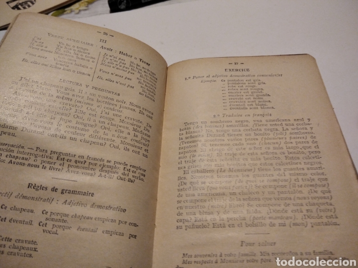 Libros antiguos: M&eacute;todo de franc&eacute;s, 1923 - Foto 7