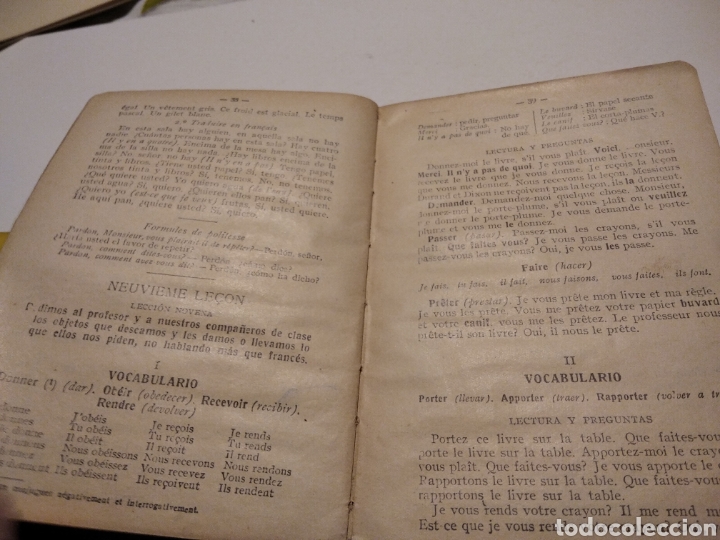 Libros antiguos: M&eacute;todo de franc&eacute;s, 1923 - Foto 8