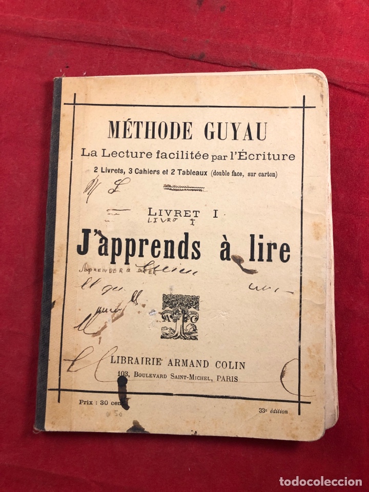 Libros antiguos: METHODE GUYAU LIVRET 1 - Foto 1