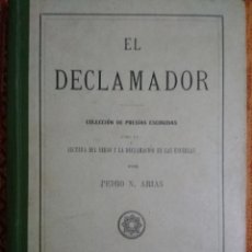 Libros antiguos: EL DECLAMADOR. Lote 223157463