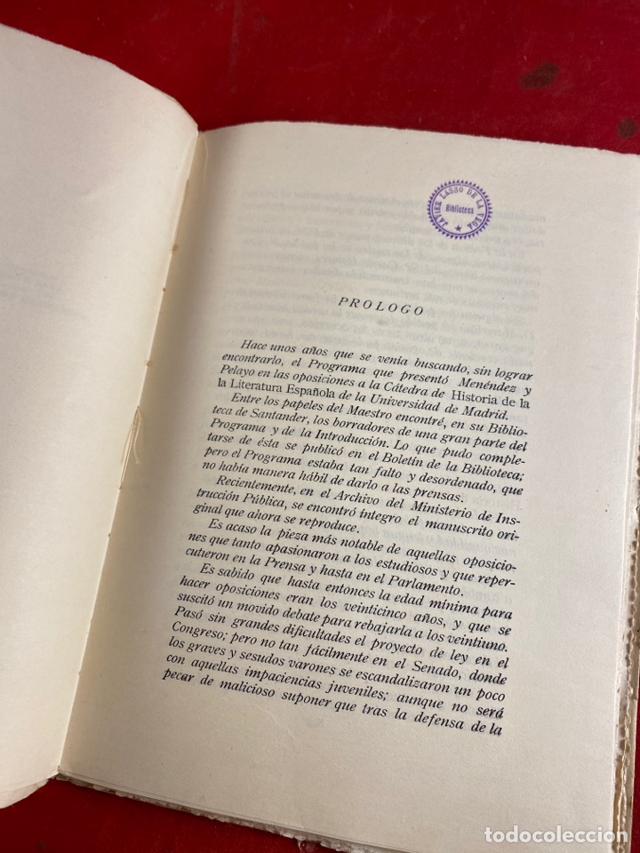 Libros antiguos: INTRODUCCI&Oacute;N Y PROGRAMA DE LITERATURA ESPA&Ntilde;OLA - Foto 2