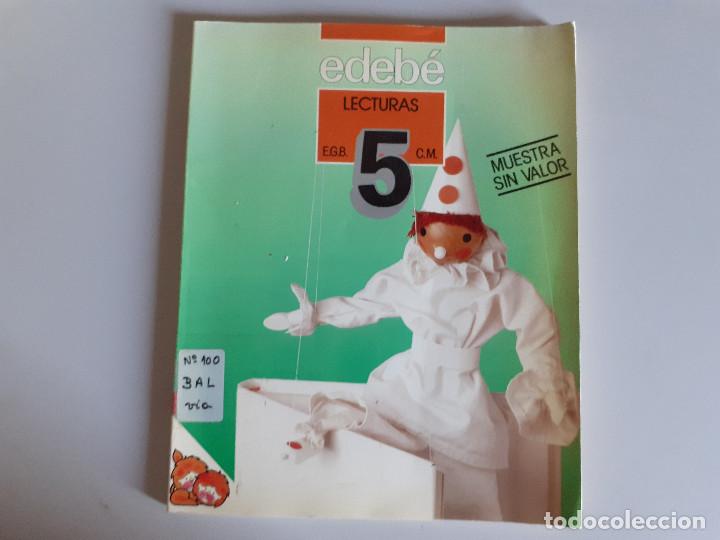 Libros antiguos: EDEBE LECTURAS - QUINTO - Foto 1