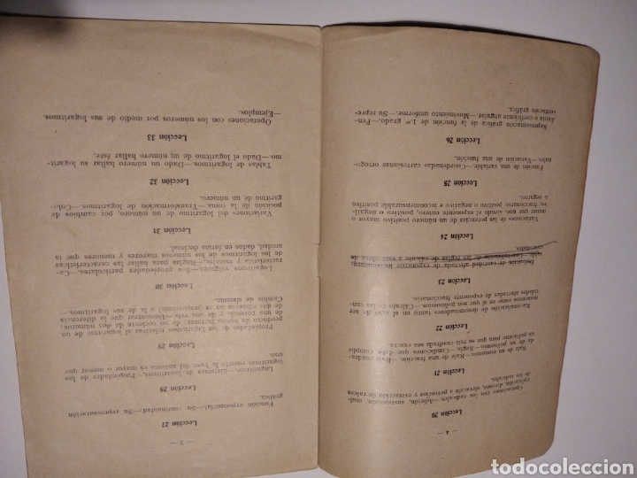 Libros antiguos: Programa de &Aacute;LGEBRA Y TRIGONOMETR&Iacute;A 1933 - Foto 5