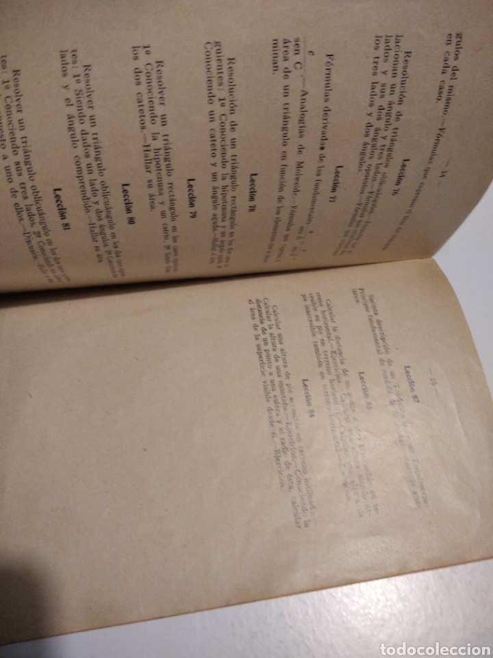 Libros antiguos: Programa de &Aacute;LGEBRA Y TRIGONOMETR&Iacute;A 1933 - Foto 6
