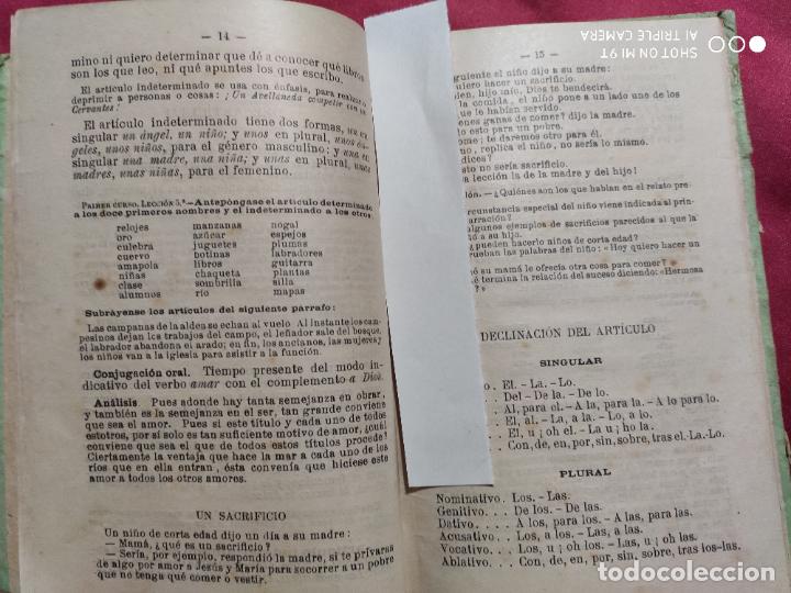Libros antiguos: ELEMENTOS DE GRAMATICA CASTELLANA. 1914 - Foto 4