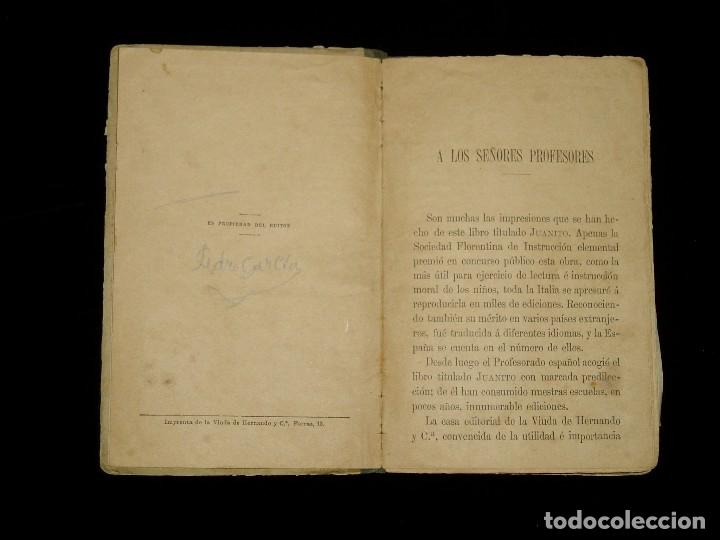 Libros antiguos: Libro S. XIX Juanito - Foto 4