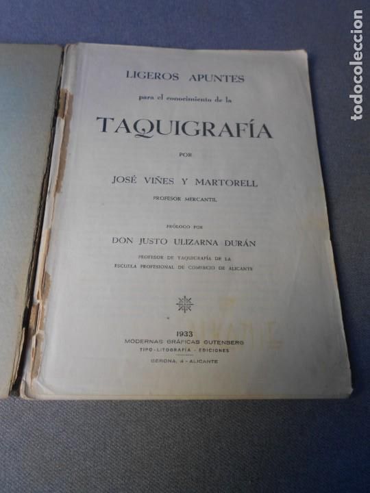 Libros antiguos: TAQUIGRAFIA. - Foto 2