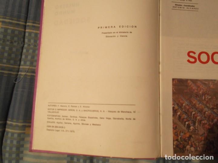 Libros antiguos: SOPCIEDAD 7º EGB º---ALVAREZ MIñON -TAPA DURA 1EDICION - Foto 2 - 230231745