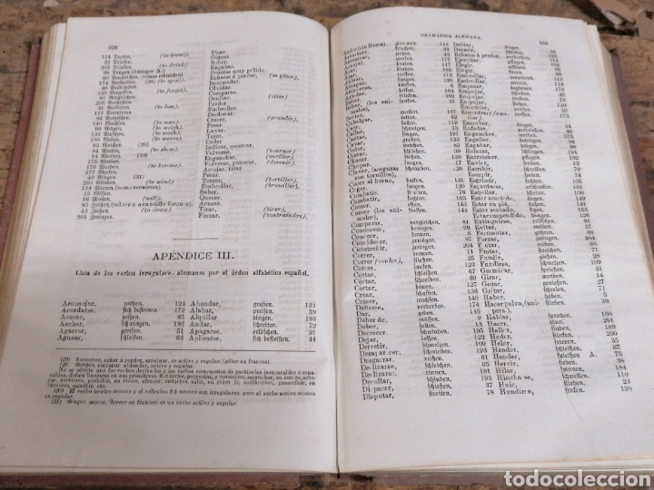 Libros antiguos: Gram&aacute;tica alemana 1879 - Foto 4