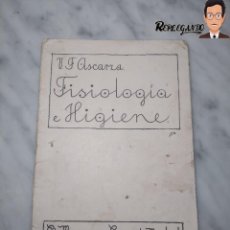 Libros antiguos: FISIOLOGÍA E HIGIENE (V. F. ASCARZA) AÑO 1934 - EDITORIAL EL MAGISTERIO ESPAÑOL - MADRID