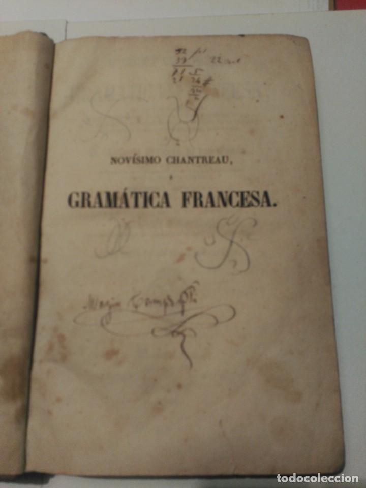 Libros antiguos: Nov&iacute;simo Chantreau o Gramatica Francesa - Foto 2