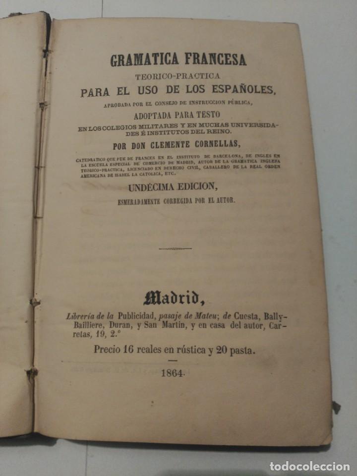 Libros antiguos: Gramatica Francesa - Foto 1