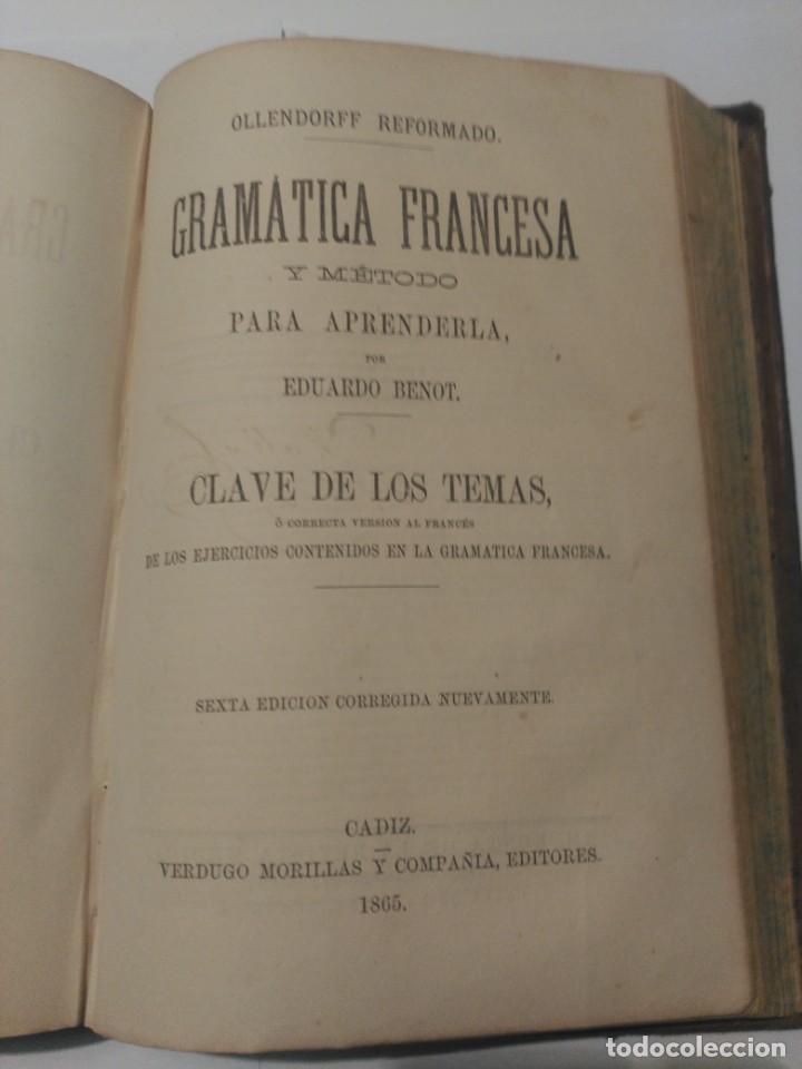 Libros antiguos: Gramatica Francesa - Foto 2