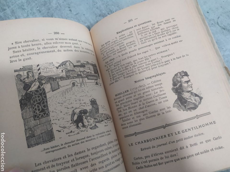 Libros antiguos: A. MIRONNEAU. CHOIX DE LECTURES. 1934 - Foto 8