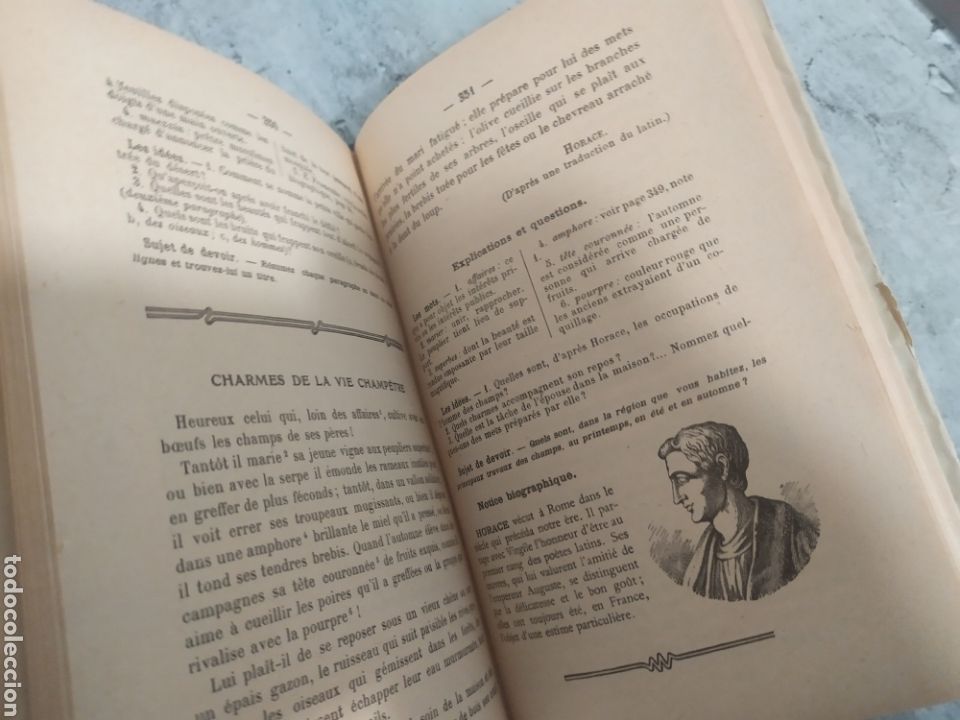 Libros antiguos: A. MIRONNEAU. CHOIX DE LECTURES. 1934 - Foto 9