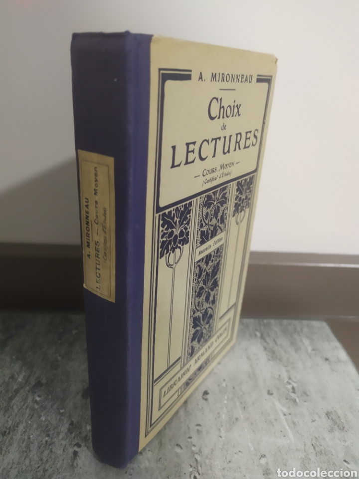 Libros antiguos: A. MIRONNEAU. CHOIX DE LECTURES. 1934 - Foto 13