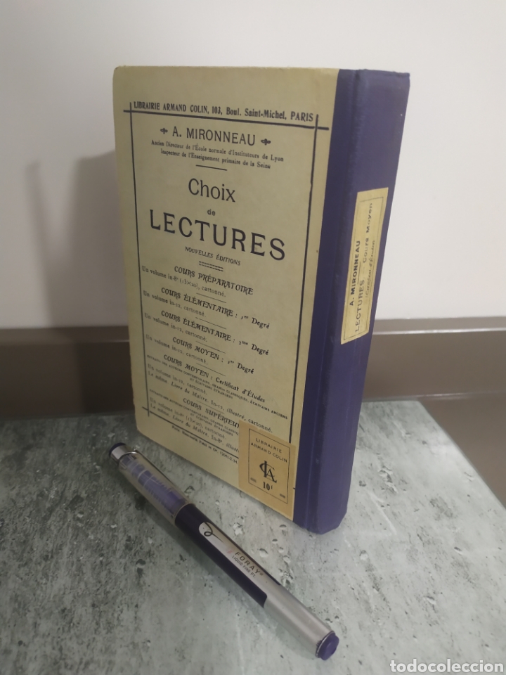 Libros antiguos: A. MIRONNEAU. CHOIX DE LECTURES. 1934 - Foto 14