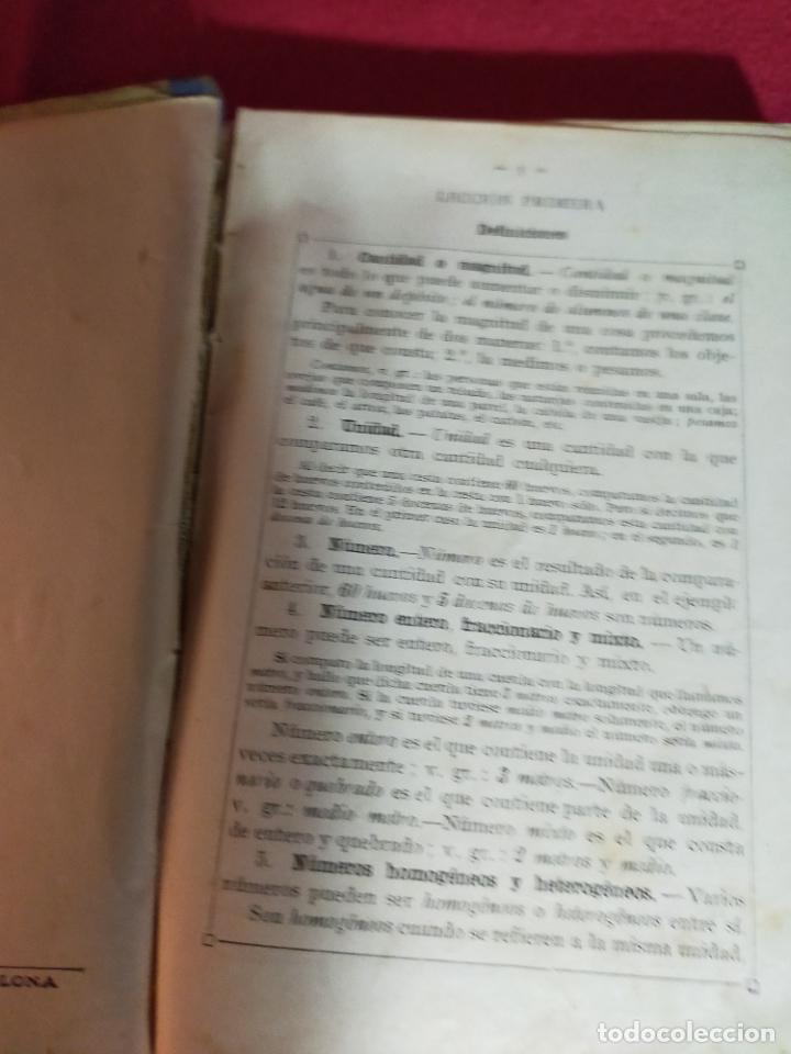 Libros antiguos: ARITM&Eacute;TICA SEGUNDO GRADO - Foto 5