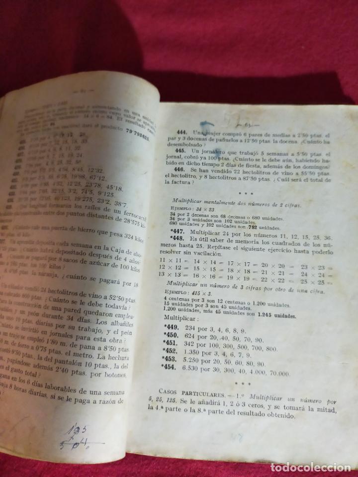 Libros antiguos: ARITM&Eacute;TICA SEGUNDO GRADO - Foto 6
