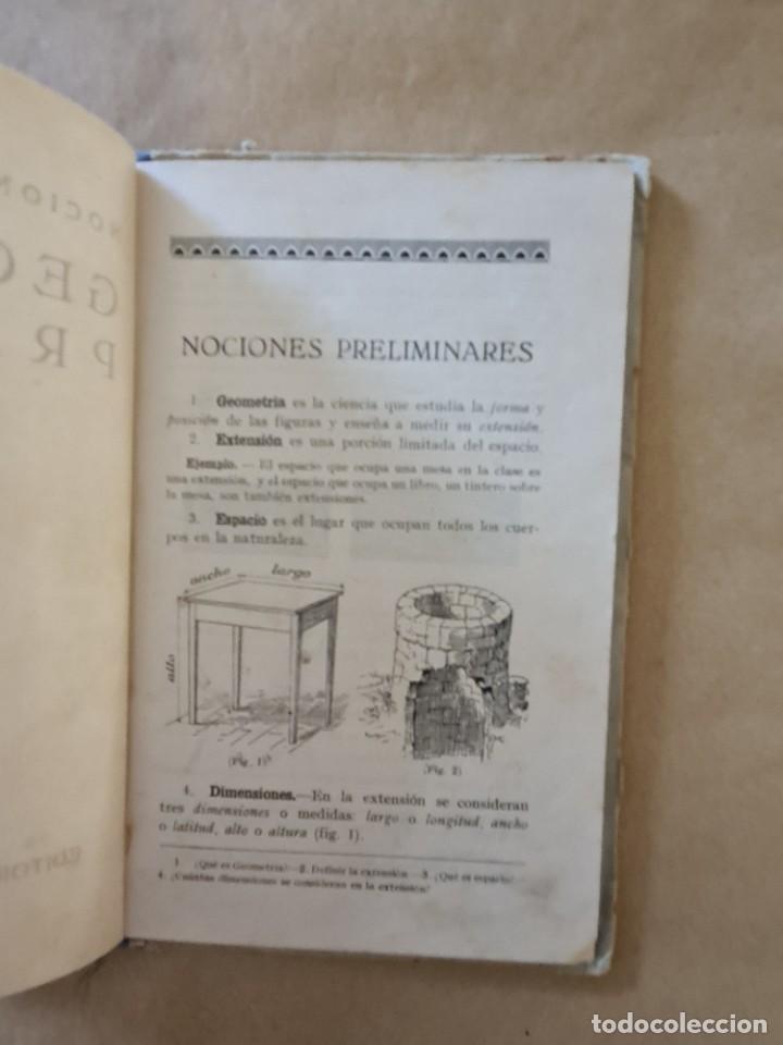 Libros antiguos: Geometr&iacute;a. Primer grado - Foto 5
