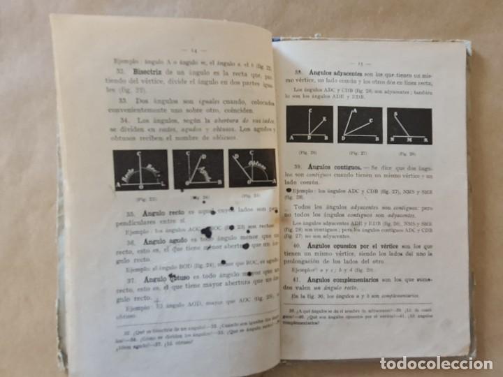 Libros antiguos: Geometr&iacute;a. Primer grado - Foto 6