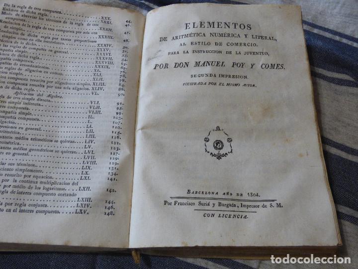 Libros antiguos: Poy ,aritmetica. - Foto 14