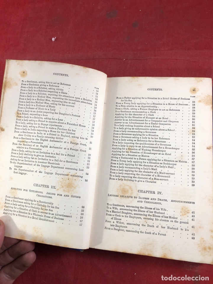 Libros antiguos: THE CORRECT GUIDE TO LETTER WRITING - Foto 5