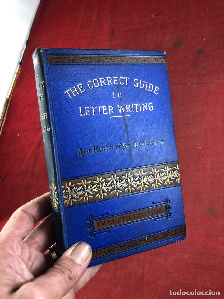 Libros antiguos: THE CORRECT GUIDE TO LETTER WRITING - Foto 6