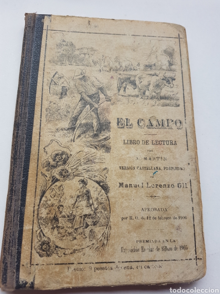 Libros antiguos: El campo libro de lectura 1907 - Foto 1