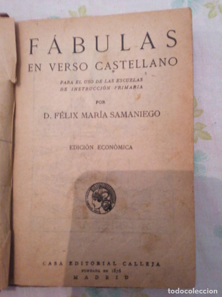 Libros antiguos: F&Aacute;BULAS DE SAMANIEGO - Foto 6