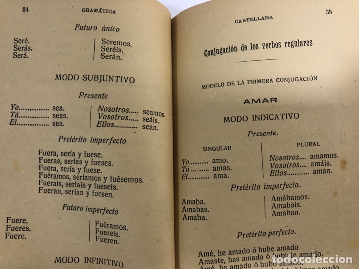 Libros antiguos: Antiguo libreto de Gram&aacute;tica 1908 - Foto 4