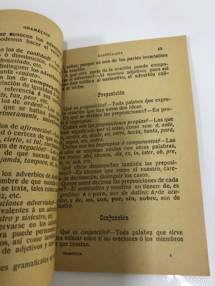 Libros antiguos: Antiguo libreto de Gram&aacute;tica 1908 - Foto 5