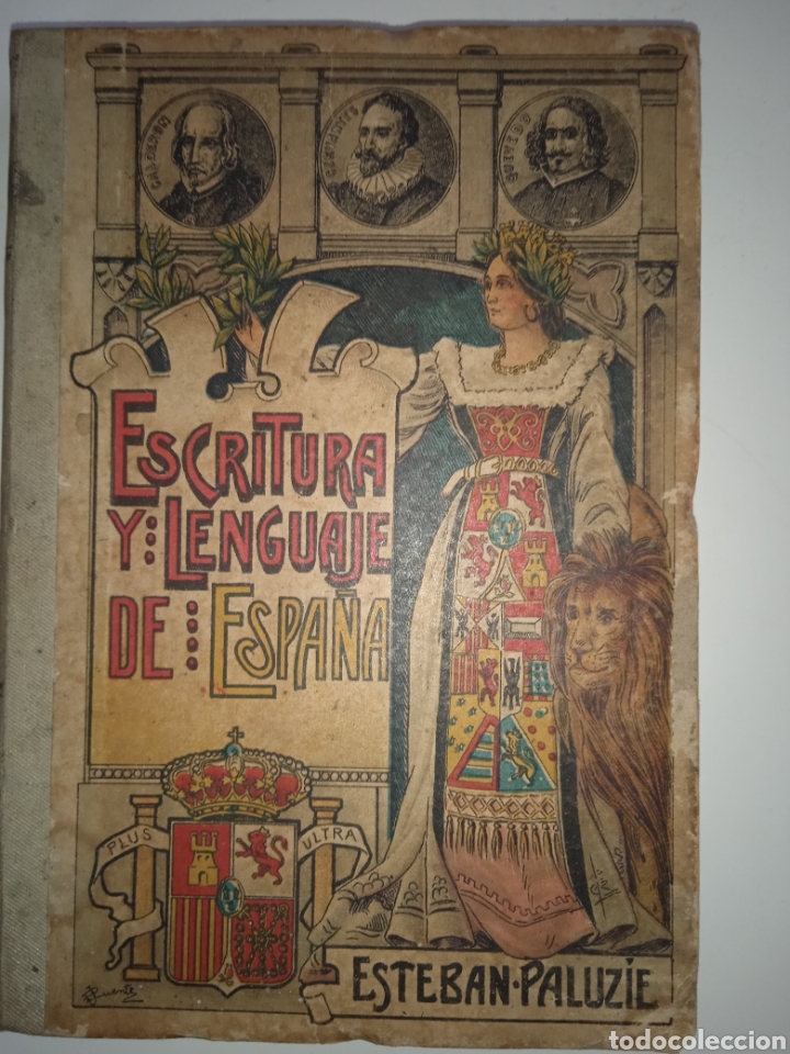 Libros antiguos: Escritura y lenguaje de Espa&ntilde;a - Foto 1