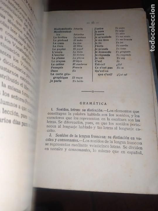 Libros antiguos: LENGUA FRANCESA PRIMER CURSO CON EL PROGRAMA E.UGARTE BLASCO CUARTA EDICI&Oacute;N 1929 - Foto 11