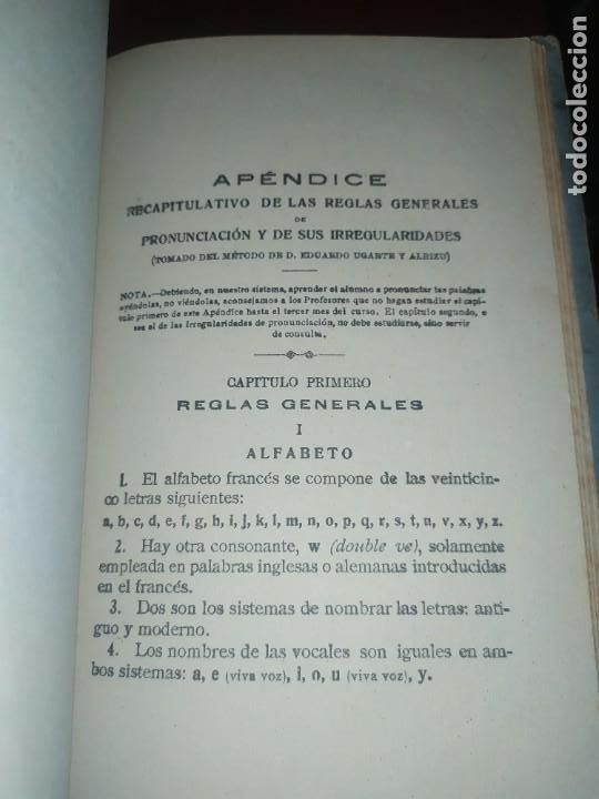 Libros antiguos: LENGUA FRANCESA PRIMER CURSO CON EL PROGRAMA E.UGARTE BLASCO CUARTA EDICI&Oacute;N 1929 - Foto 14
