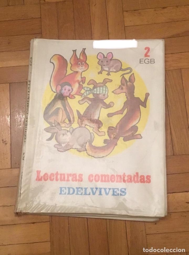 Libros antiguos: Lecturas comentadas 2 Egb edelvives - Foto 1