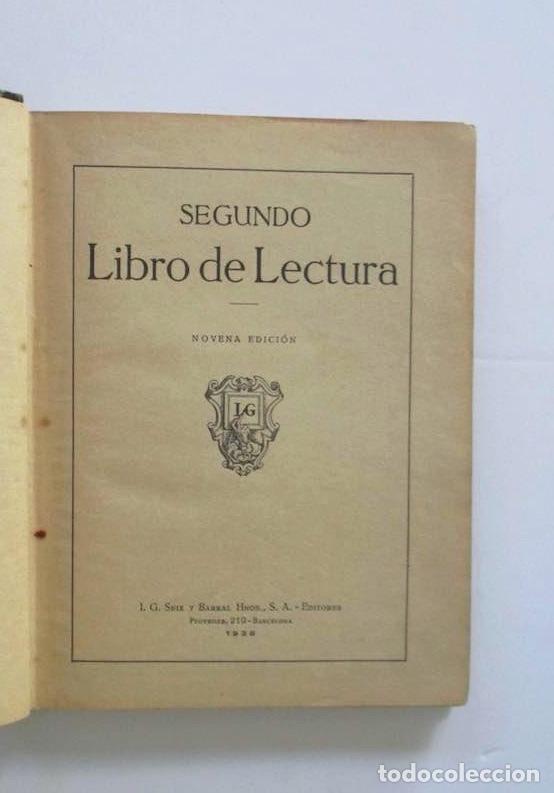 Libros antiguos: SEGUNDO LIBRO DE LECTURA - A&Ntilde;O 1936 - Foto 2