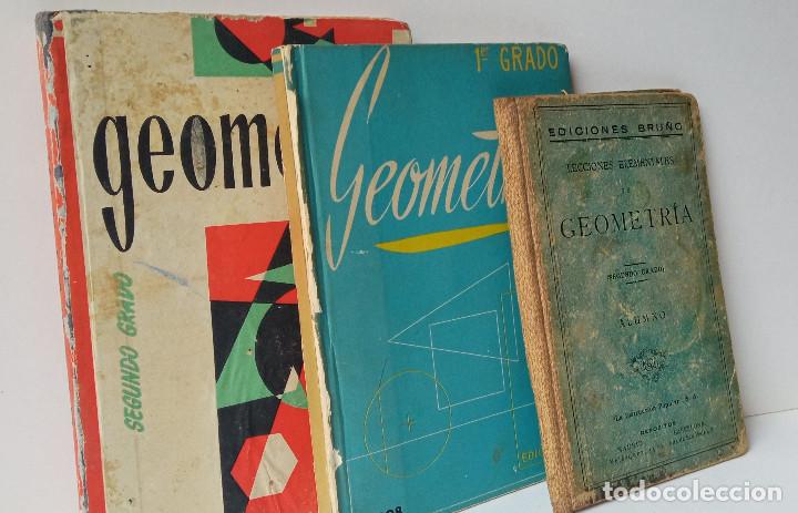 Libros antiguos: 3 Libros de Geometr&iacute;a Ediciones Bru&ntilde;o - Foto 2