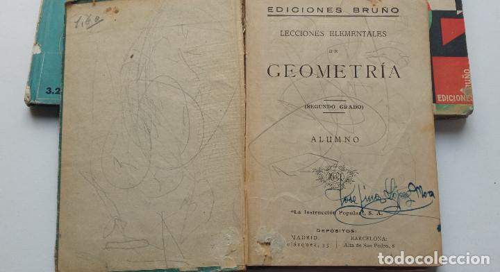 Libros antiguos: 3 Libros de Geometr&iacute;a Ediciones Bru&ntilde;o - Foto 7
