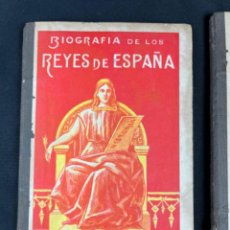 Libros antiguos: BIOGRAFIA DE LOS REYES DE ESPAÑA~ ESTEBAN PALUZIE 1886 ~SIN USO. Lote 313154058