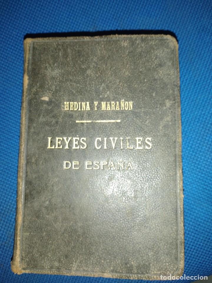 Libros antiguos: LEYES CIVILES DE ESPA&Ntilde;A - Foto 1