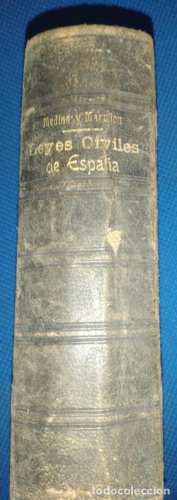 Libros antiguos: LEYES CIVILES DE ESPA&Ntilde;A - Foto 2